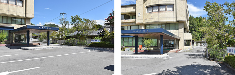 阿南町役場の奥に阿南町立図書館があります